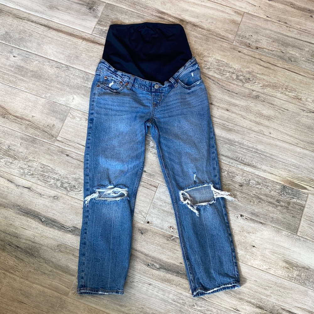 Abercrombie Maternity Ankle Straight Jean